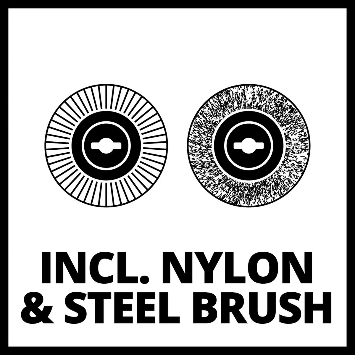 Einhell Accu Voegenreiniger GE-CC 18 Li-Solo Power X-Change (Li-Ion - 18 V - 1200 T/min - Borsteldiameter 10 Cm - Incl. Staal- En Nylonborstel - Zonder Accu En Lader) 10 Einhell Accu Voegenreiniger GE-CC 18 Li-Solo Power X-Change (Li-Ion - 18 V - 1200 T/min - Borsteldiameter 10 Cm - Incl. Staal- En Nylonborstel - Zonder Accu En Lader) - Afbeelding 10