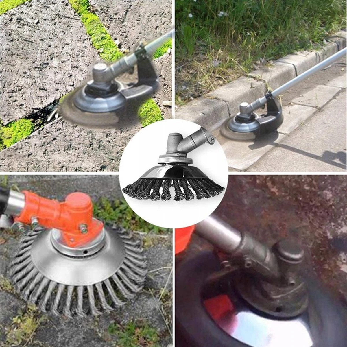 Merkloos Onkruidborstel - Voegenborstel - Elektrisch - Bosmaaier - Staalborstel - Universeel - 20cm 3 Merkloos Onkruidborstel - Voegenborstel - Elektrisch - Bosmaaier - Staalborstel - Universeel - 20cm - Afbeelding 3