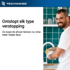 Techweise - Rioolslang Voor Kärcher K2 T/m K7 - 15M - Met Voorwaartse Hogedruksproeiers -Tuinwereld Verkoop 1200x1200 2278