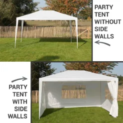MaxxGarden Partytent - Paviljoen - 3x4m - Incl. Zijwanden - Waterdicht - Wit 14 MaxxGarden Partytent - Paviljoen - 3x4m - Incl. Zijwanden - Waterdicht - Wit -Tuinwereld Verkoop 1200x1200