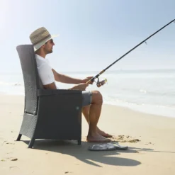 Allibert Vermont Verstelbare Tuinstoel - 64x68x107cm - Grafiet -Tuinwereld Verkoop 1200x1200 249