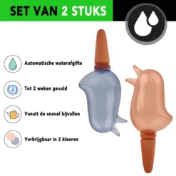Waterdruppelaar Voor Planten 2 Stuks - Waterbol Kamerplanten - Automatisch Watergeefsysteem - Vogel - Roze 10 Waterdruppelaar Voor Planten 2 Stuks - Waterbol Kamerplanten - Automatisch Watergeefsysteem - Vogel - Roze -Tuinwereld Verkoop 1200x1200 2554