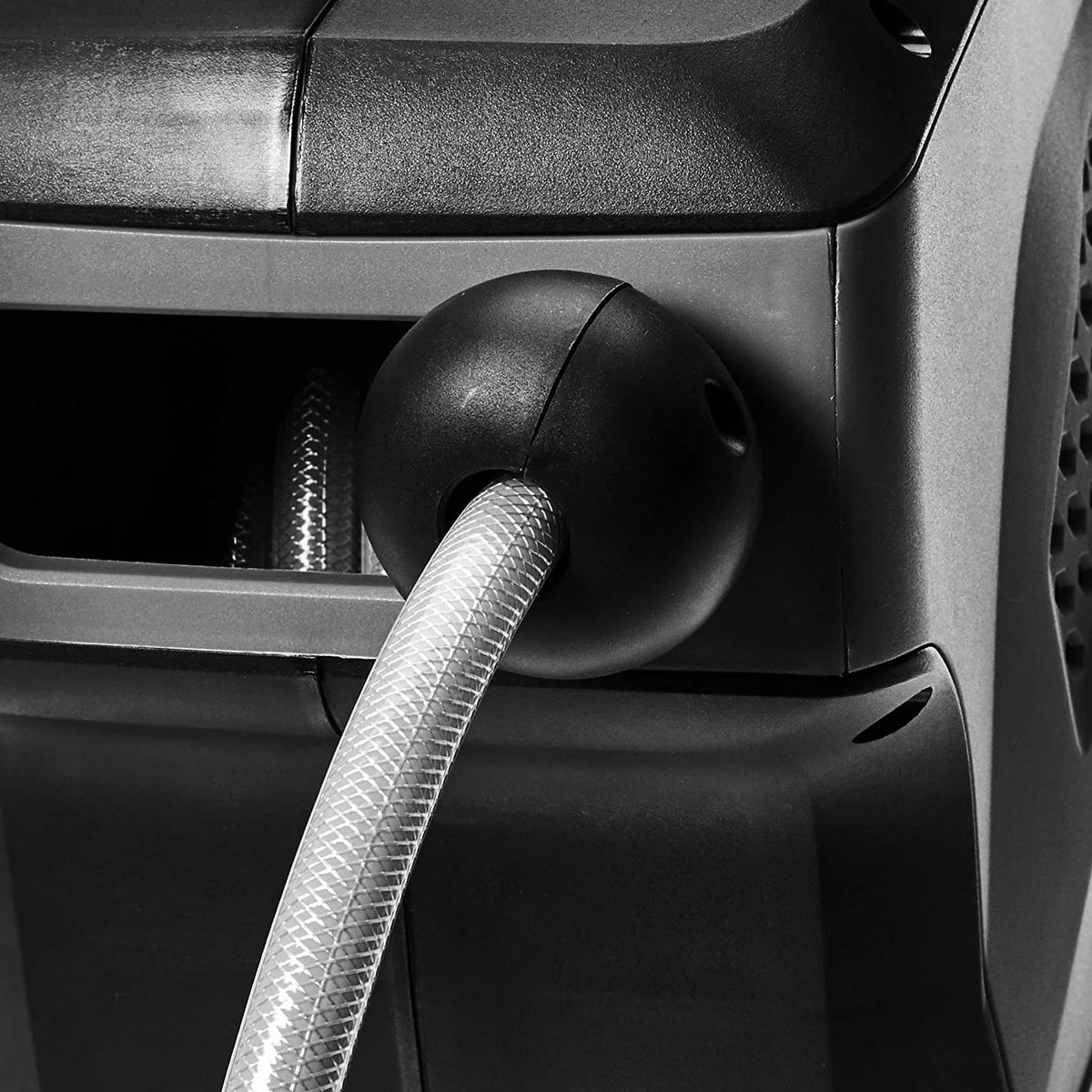 CoolHome Wandslangenbox 30 Meter + 2 Meter - Tuinslang Met Haspel- Slangenhouder 180° Draaibaar - Tuinslanghaspel Zwart - Grijs 2 CoolHome Wandslangenbox 30 Meter + 2 Meter - Tuinslang Met Haspel- Slangenhouder 180° Draaibaar - Tuinslanghaspel Zwart - Grijs - Afbeelding 2