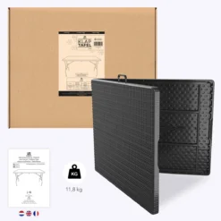 LifeGoods Klaptafel - Inklapbaar - 180 Cm - 6 Tot 8 Personen - Zwart -Tuinwereld Verkoop 1200x1200 27