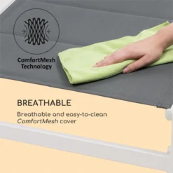 Blumfeldt Renazzo Lounge Ligstoel - Ligbed Voor De Tuin - Aluminium Tuinstoel - 6 Standen - Waterafstotend - Bekleding Van 70 % Pvc En 30 % Polyetheen - Grijs -Tuinwereld Verkoop 1200x1200 278