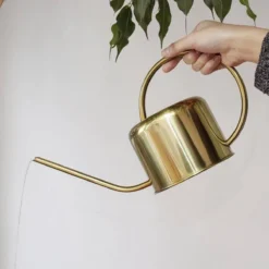 Kikkerland Vintage Gieter - Plantengieter Voor Binnen - Goud - 1,2L - Retro - Metaal -Tuinwereld Verkoop 1200x1200 2799