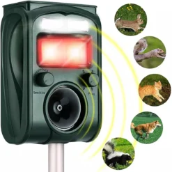 Fleau Garden Ultrasone Kattenverjager - Zonneenergie - Universele Dierenverjager - Duivenverjager - Marterverjager - Ongedierte Verjager -Tuinwereld Verkoop 1200x1200 2844