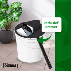 Olenka - Diervriendelijke Muizenval - Rattenval - Muizenverjager - Inclusief Emmer - Voor Binnen En Buiten - Verbeterd Model 2023 - Inclusief E-Book - Zwart -Tuinwereld Verkoop 1200x1200 2848