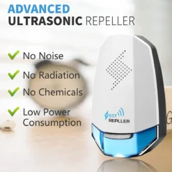 Ultrasonic Pest Repeller - Ongediertebestrijding Elektrisch - Ongedierte Verjager - Insectenverdelger - Bestrijd En Verjaagt Insecten / Muizen / Ratten / Spinnen / Mieren / Kakkerlakken / Muggen - Anti Ongedierte - Ultrasoon - Insecten Bestrijding -Tuinwereld Verkoop 1200x1200 2876
