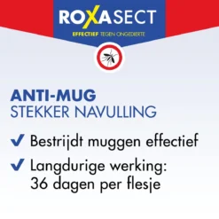 Roxasect Navulling Anti-Mug Muggenstekker - Navulverpakking - 1 Stuks -Tuinwereld Verkoop 1200x1200 2880