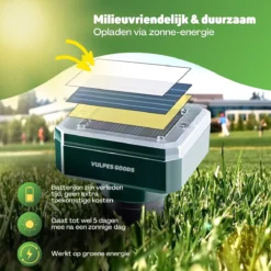 Vulpes Verjager® Mollenverjager - 4 Stuks - Muizenverjager - Mollenbestrijding - Werkt Op Zonne-energie - Waterdicht - Diervriendelijk - Strakke Tuin, Gazon Of Perceel! -Tuinwereld Verkoop 1200x1200 2885