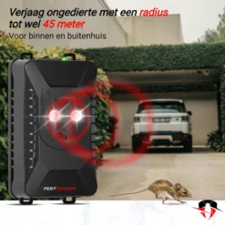 PestFender Marterverjager - Ongedierteverjager - Muizenverjager & Rattenverjager - Ultrasone & Flitsen - Werkt Op Autoaccu, Batterijen Of Netstroom - Voor Binnen, Buiten En Auto - Marter Verjager - Steenmarter -Tuinwereld Verkoop 1200x1200 2896