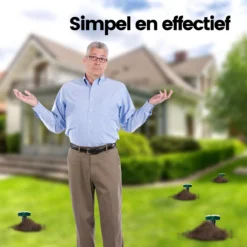 Aniway®- Mollenverjager - 2 Of 4 Stuks - Mollenbestrijding - Op Zonne-energie - Diervriendelijk - Waterdicht - Strakke Tuin/gazon/perceel -Tuinwereld Verkoop 1200x1200 2907