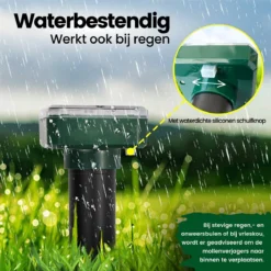 Aniway®- Mollenverjager - 2 Of 4 Stuks - Mollenbestrijding - Op Zonne-energie - Diervriendelijk - Waterdicht - Strakke Tuin/gazon/perceel -Tuinwereld Verkoop 1200x1200 2909