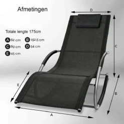 Sens Design Zonnebed - Ligbed - Weerbestendig - Zwart -Tuinwereld Verkoop 1200x1200 291