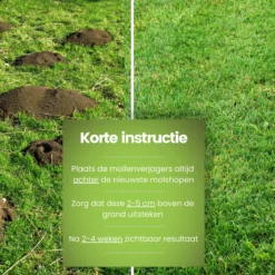 Aniway®- Mollenverjager - 2 Of 4 Stuks - Mollenbestrijding - Op Zonne-energie - Diervriendelijk - Waterdicht - Strakke Tuin/gazon/perceel -Tuinwereld Verkoop 1200x1200 2910