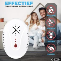 Merkloos GEON Ultrasonic Muizenverjager - 4Stuks - Ongedierte Verjager - Muizenverjager Ultrasone Binnen - 3 Ultrasone Standen Beschikbaar - Muizengif - Muizenvallen Voor Binnen -Tuinwereld Verkoop 1200x1200 2915