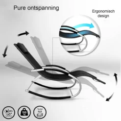 Sens Design Zonnebed - Ligbed - Weerbestendig - Zwart -Tuinwereld Verkoop 1200x1200 292