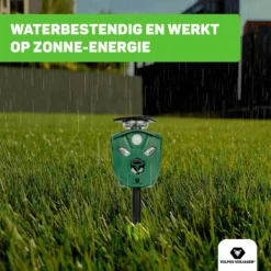 Vulpes Verjager® Ultrasone Kattenverjager Op Zonneenergie - Kattenschrik - Marterverjager - Waterdicht, 360° Bescherming & 20m Bereik - Afweermiddel Voor Vogels, Katten, Muizen Etc. -Tuinwereld Verkoop 1200x1200 2944
