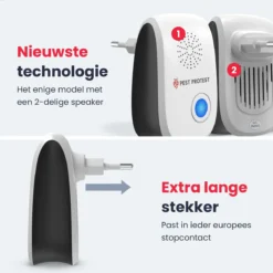4-Pack Pest Protest® Muizenverjager – Ongedierte Verjager - Repeller Met Ultrasone – Insecten Reject – Diervriendelijk Muizen Bestrijding -Tuinwereld Verkoop 1200x1200 2957
