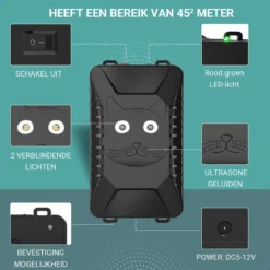 Westhome Marterverjager - Muizenverjager - Ongedierte Verjager - 2 Pack - 12V - Batterij En Accu -Tuinwereld Verkoop 1200x1200 2977