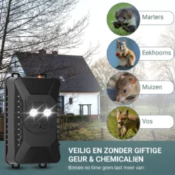 Westhome Marterverjager - Muizenverjager - Ongedierte Verjager - 2 Pack - 12V - Batterij En Accu -Tuinwereld Verkoop 1200x1200 2978