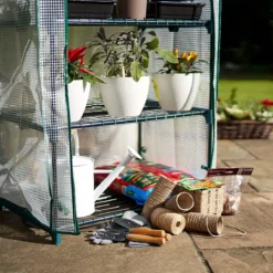 Bramble - Tuinkassen - 5 Lagen - Miniserre - Draadplanken - Gemakkelijk Te Monteren - 69 X 49 X 193 Cm -Tuinwereld Verkoop 1200x1200 3063