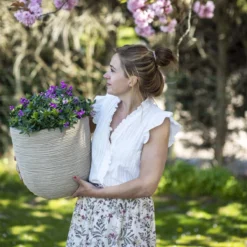 Capi Europe - Bloempot Bol Waste Rib NL - 35x34 - Terrazzo Beige - Voor Binnen En Buiten - KTBR932 -Tuinwereld Verkoop 1200x1200 3183