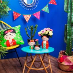 Frida Kahlo Kleine Bloempot - Sass & Belle -Tuinwereld Verkoop 1200x1200 3185