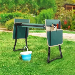 Uten - Kniebankje Tuin - Knie Steun - Tuinkruk Inklapbaar - Kniesteun Tuinieren - Kniekussen - Tot 150 Kg - Groen -Tuinwereld Verkoop 1200x1200 392