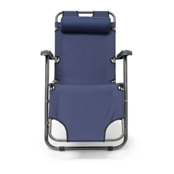 Relaxdays Ligstoel Inklapbaar - Ligbed Met Hoofdsteun - Strandstoel Verstelbaar - Camping - Donkerblauwe -Tuinwereld Verkoop 1200x1200 419