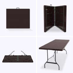 LifeGoods Klaptafel - Inklapbaar - 180 Cm - 6 Tot 8 Personen - Bruin -Tuinwereld Verkoop 1200x1200 477