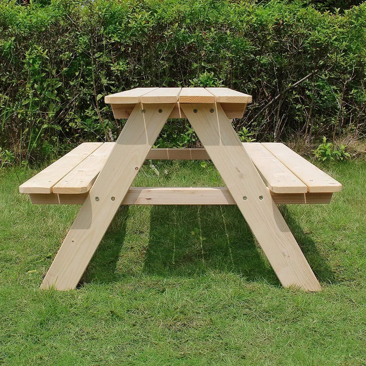 MaxxGarden Kinder Picknicktafel - 90x79x50cm - Hout 6 MaxxGarden Kinder Picknicktafel - 90x79x50cm - Hout - Afbeelding 6