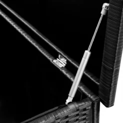 Casaria Wicker Opbergbox - Waterdicht 121,5cm Met Wielen - Grijs -Tuinwereld Verkoop 1200x1200 615