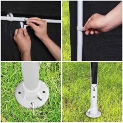 MaxxGarden Partytent - Feesttent Paviljoen - 3x3m - Antraciet 10 MaxxGarden Partytent - Feesttent Paviljoen - 3x3m - Antraciet -Tuinwereld Verkoop 1200x1200 637