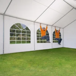 Hoogwaardige Partytent 3x6 M Van 240 G/m² PE Zeil Tuintent Feesttent Waterdicht In Wit -Tuinwereld Verkoop 1200x1200 646