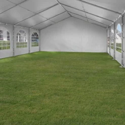 Hoogwaardige Partytent 3x6 M Van 240 G/m² PE Zeil Tuintent Feesttent Waterdicht In Wit -Tuinwereld Verkoop 1200x1200 647