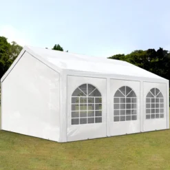 Hoogwaardige Partytent 3x6 M Van 240 G/m² PE Zeil Tuintent Feesttent Waterdicht In Wit -Tuinwereld Verkoop 1200x1200 648