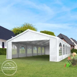 Hoogwaardige Partytent 3x6 M Van 240 G/m² PE Zeil Tuintent Feesttent Waterdicht In Wit -Tuinwereld Verkoop 1200x1200 653