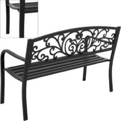 Pro Garden Tuinbank -127 X 60 - Metaal -Tuinwereld Verkoop 1200x1200 669