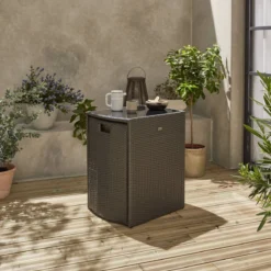 Alice's Garden Balkonset Doppio - 2 Stoelen - Inschuifbaar - Wicker - Grijs -Tuinwereld Verkoop 1200x1200 686