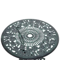 Bistroset Balkonset Gietijzer Tuintafel En 2 Tuinstoelen Groen -Tuinwereld Verkoop 1200x1200 719