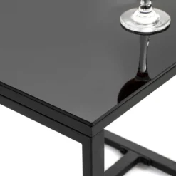 Songmics Tuinmeubelset, 3-delige Set, Van Polyrotan, Voor Outdoor, Terras, Balkon, Tuin, Eenvoudige Montage, Bijzettafel En 2 Stoelen, Zwart-beige -Tuinwereld Verkoop 1200x1200 736