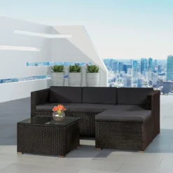 Loungset Punta Cana - Polyrotan -Tuinwereld Verkoop 1200x1200 801