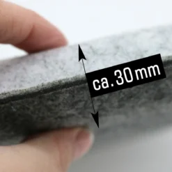 30mm Vilten Zitkussen Rond - Ø 35cm Stoelkussen Stoelpad Zacht 2-kleurig Grijs -Tuinwereld Verkoop 1200x1200 864