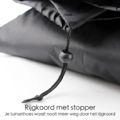 Merkloos Beschermhoes Voor Tuinmeubelen - 250x250x90cm - Zwart -Tuinwereld Verkoop 1200x1200 87