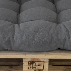 2L Home & Garden Rugkussen Metro Grijs - 60 X 40cm -Tuinwereld Verkoop 1200x1200 912