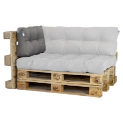 2L Home & Garden Rugkussen Metro Grijs - 60 X 40cm -Tuinwereld Verkoop 1200x1200 914