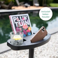 Vita5 Hangmat Met Standaard En Spreidstok – 2 Persoons – Incl. Bekerhouder - Afneembaar Kussen – Uv-bestendig – Lichtgrijs -Tuinwereld Verkoop 1200x1200 922