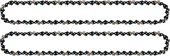 Parkside Reserve Kettingzaagketting - Type: 16 Inch - Set: 2 Stuks - Kenmerk: Hoge Zaagkwaliteit - Betrouwbare Semi-beiteltandketting - Lage Trillingen En Terugslag - Duurzaam En Slijtvast